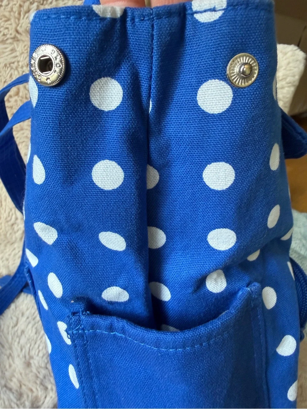 Donna Sharp Kentucky Wildcats UK Kids Mini Backpack Blue Polka Dot Cotton